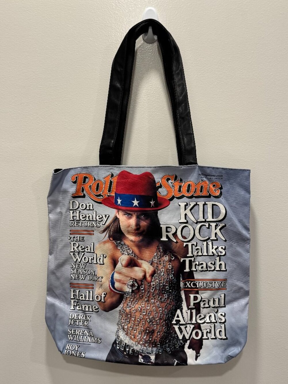 NWT Limited Edition Kid Rock Rolling Stone Tote Bag – Iconic Kid Rock Cover